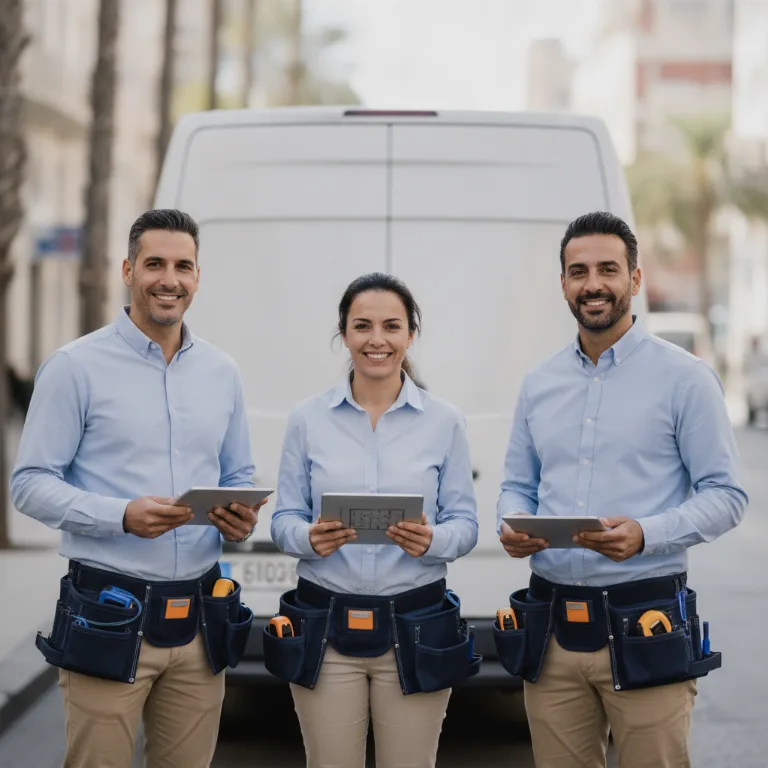 Agencia Inmobiliaria Comercial equipo en Mijas